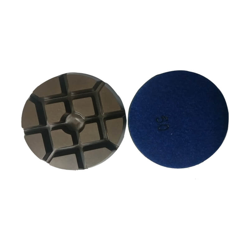 diamond copper hybrid polishing pad for concrete polishing cp-01