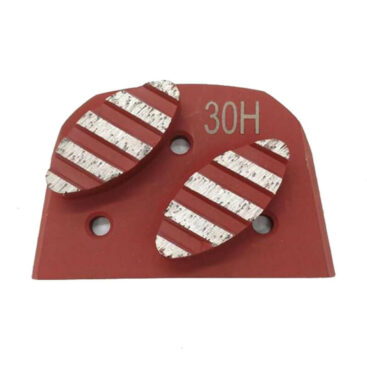 double oval segments metal bond grinding shoes for lavina floor grinder lm-05